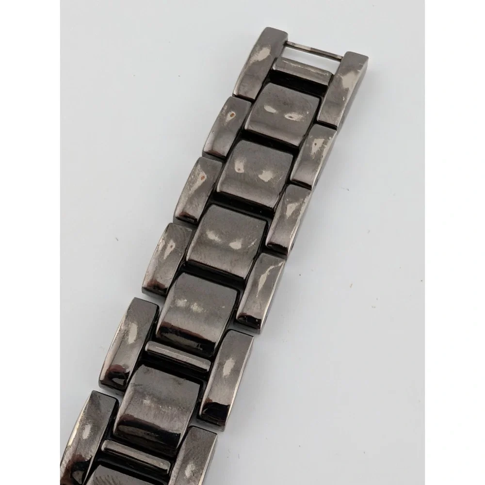 NY&C Watch Women 32mm Case Gunmetal Tone 7.25
